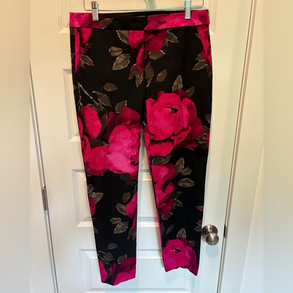 Trina Turk flower print cropped pants - Picture 1 of 4